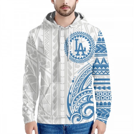 Men's Los Angeles Dodgers White Hoodie