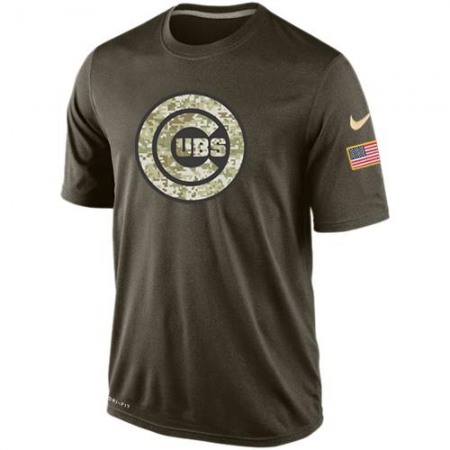 Men's Chicago Cubs Salute To Service Nike Dri-FiT T-Shirt