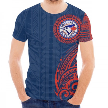 Men's Toronto Blue Jays Navy/Red T-Shirt