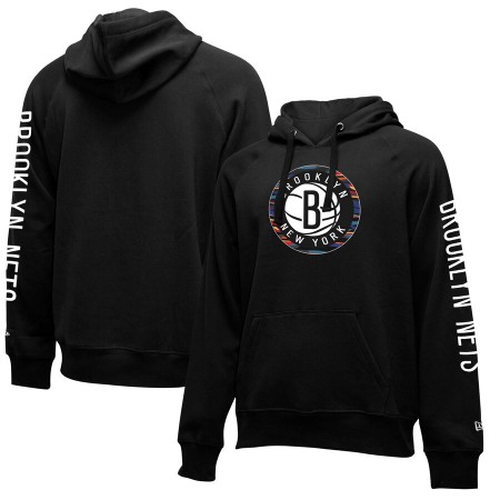 Men's Brooklyn Nets Black City Edition Club Pullover Hoodie