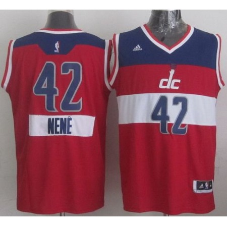 Wizards #42 Nene Red 2014-15 Christmas Day Stitched NBA Jersey