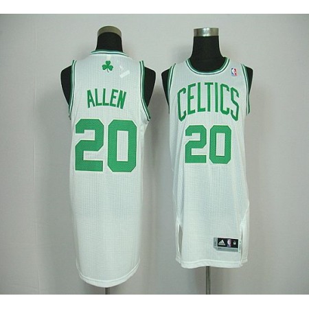 Celtics #20 Ray Allen White Revolution 30 Stitched NBA Jersey