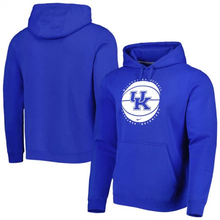 Men's Kentucky Wildcats Royal Basketball Pullover Hoodie