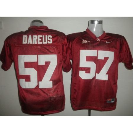 Crimson Tide #57 Marcell Dareus Red Stitched NCAA Jersey