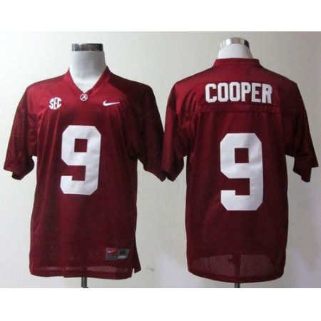 Crimson Tide #9 Amari Cooper Red Stitched NCAA Jersey