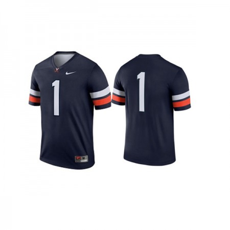 Women's Virginia Cavaliers Navy Dri-fit Legend Stitched Football Jersey