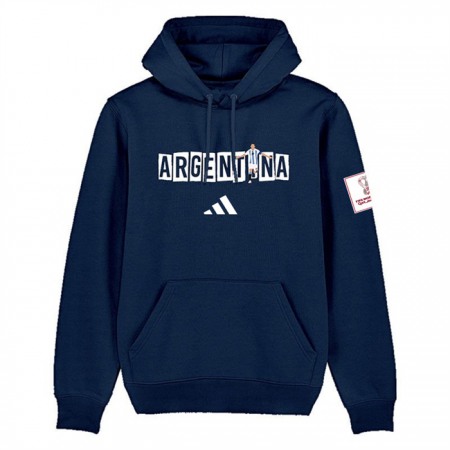 Men's Argentina World Cup Soccer Hoodie Navy