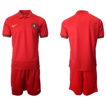 Portugal Blank Home Kid Soccer Country Jersey