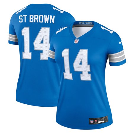 Women's Detroit Lions Amon-Ra St. Brown Nike Blue Legend Jersey