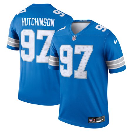 Men's Detroit Lions Aidan Hutchinson Nike Blue Legend Jersey