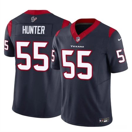 Men's Houston Texans #55 Danielle Hunter Navy 2024 F.U.S.E Vapor Untouchable Stitched Football Jersey