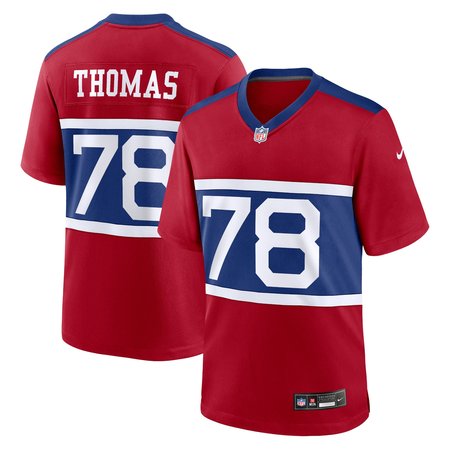 Men's New York Giants Andrew Thomas Nike Century Red Alternate Player Game Jersey