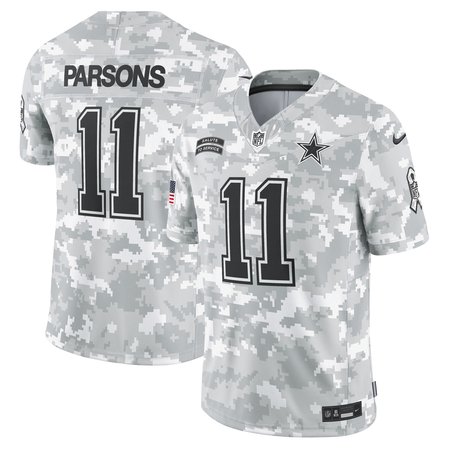 Men's Dallas Cowboys Micah Parsons Nike Arctic Camo 2024 Salute to Service Limited Jersey