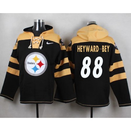 Nike Steelers #88 Darrius Heyward-Bey Black Player Pullover NFL Hoodie