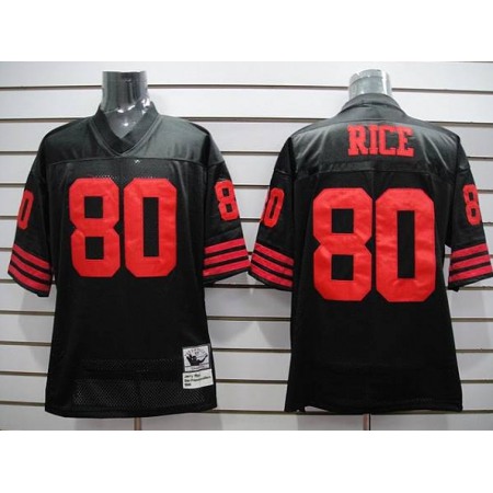 Toddlers San Francisco 49ers #80 Jerry Rice Black Stitched Jersey