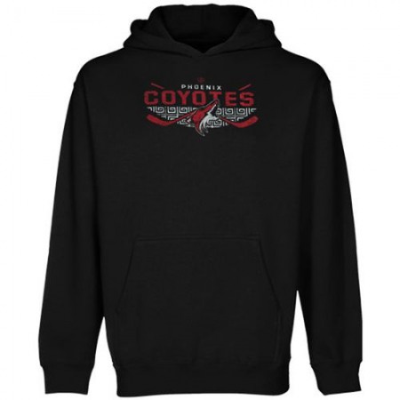 Old Time Hockey Arizona Coyotes Osaka Pullover Hoodie Black