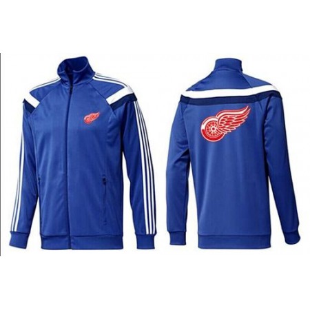 NHL Detroit Red Wings Zip Jackets Blue-4