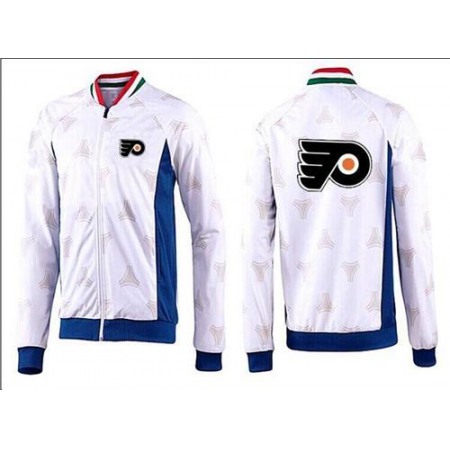 NHL Philadelphia Flyers Zip Jackets White-2