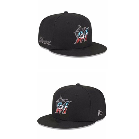 Miami Marlins Snapback Hat