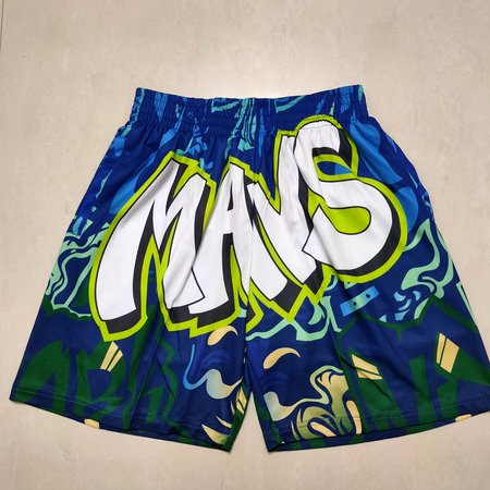 Dallas Mavericks Green Shorts