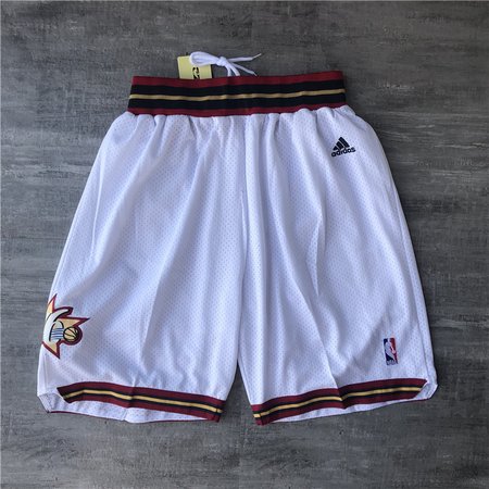 Philadelphia 76ers White Shorts